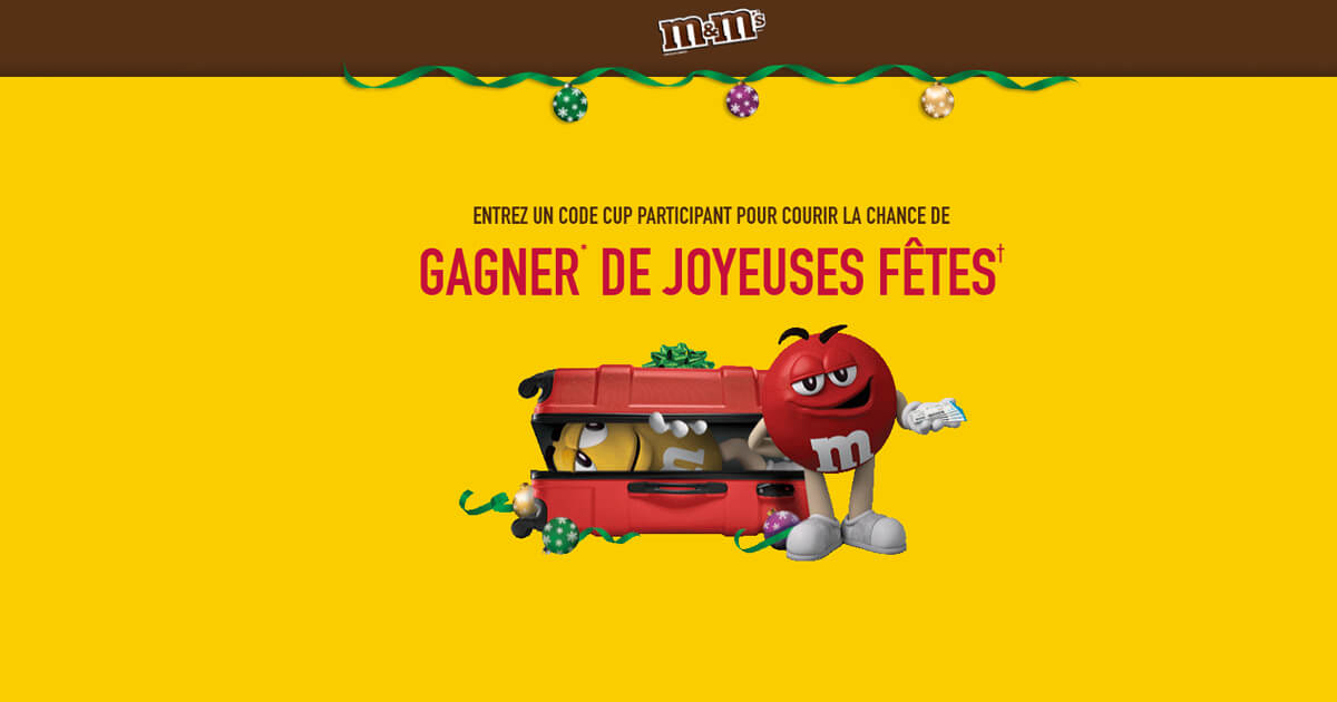 Concours M&M’S De Noël - ConcoursEtc