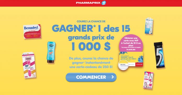 Concours Printemps de Pharmaprix Concours Printemps de Pharmaprix