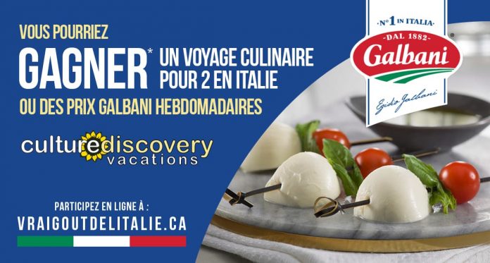 Concours Fromage Galbani Le Vrai Goût de l'Italie Concours Fromage Galbani Le Vrai Goût de l'Italie