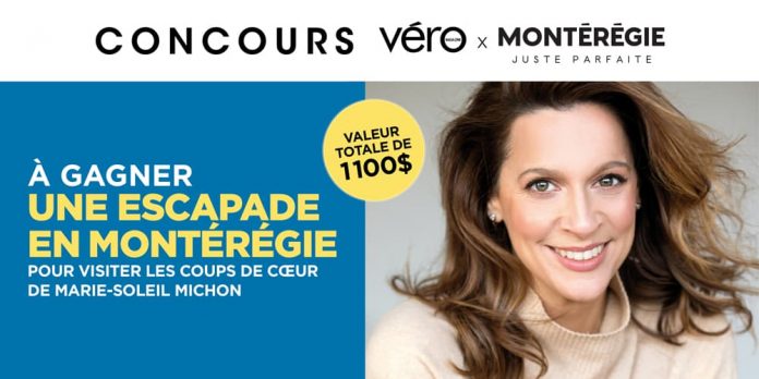 Concours Magazine VÉRO Tourisme Montérégie Concours Magazine VÉRO Tourisme Montérégie
