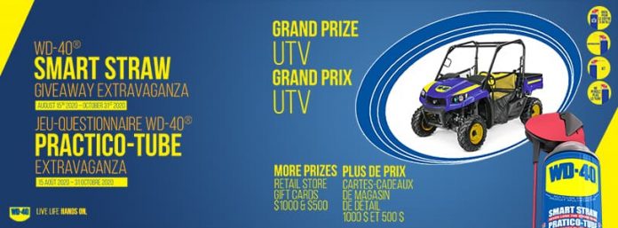 Concours Jeu Questionnaire WD-40 Smart Straw Extravaganza Concours Jeu Questionnaire WD-40 Smart Straw Extravaganza
