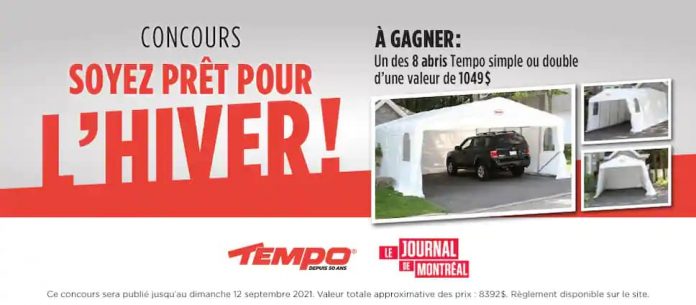 Concours Journal de Montréal Soyez Prêt Pour l'Hiver Concours Journal de Montréal Soyez Prêt Pour l'Hiver