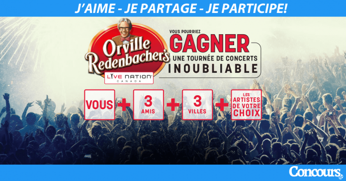 Concours Orville Tournée De Concerts (Orville.ca/TourneeConcerts)
