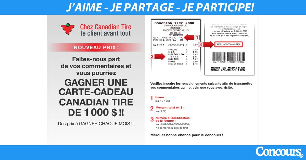 ditesleacdntire.com - Concours Dites Le À Canadian Tire