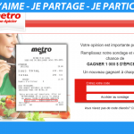 Concours Métro Sondage (MetroSondage.ca)