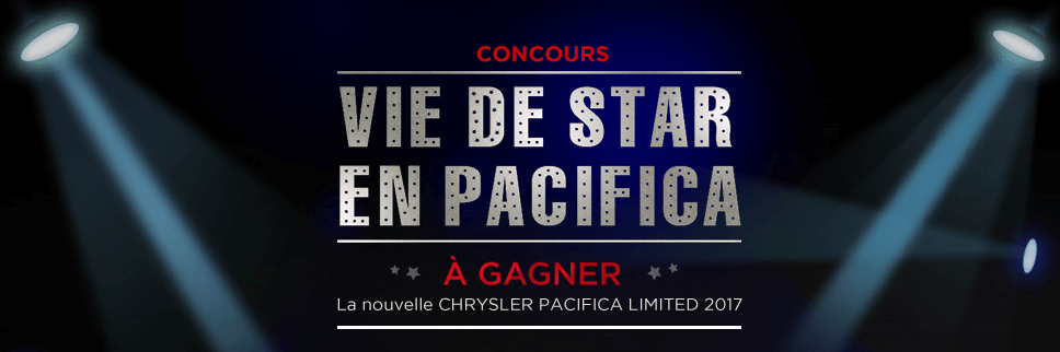 Concours Vie De Star En Pacifica (LaVoixJunior.ca)