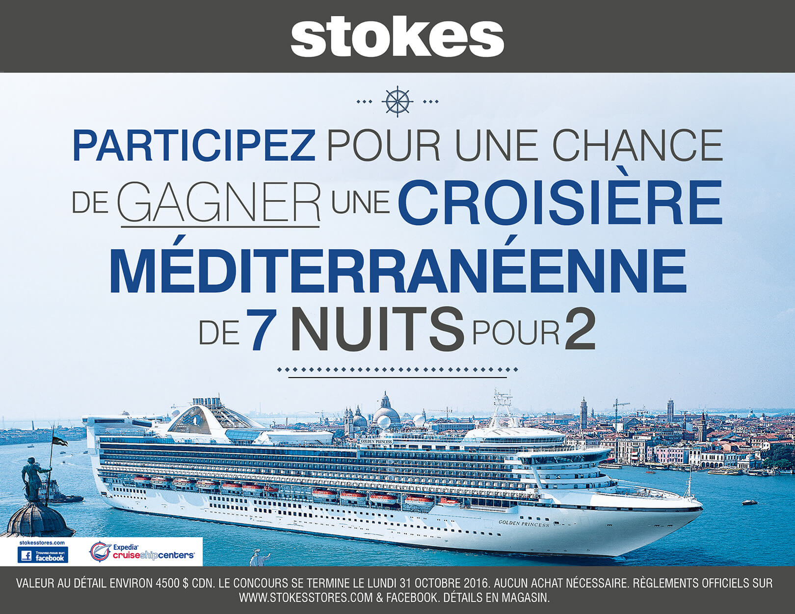 Concours Croisière Stokes (StokesStores.com)