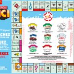 Planche de jeu McDonalds Monopoly Canada 2016