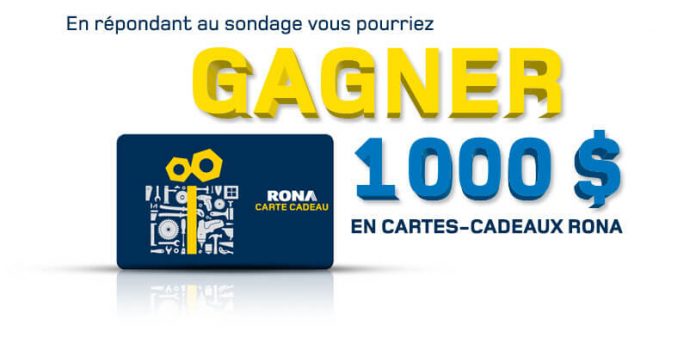 Concours Opinion Rona (Opinion.Rona.ca) Concours Opinion Rona (Opinion.Rona.ca)