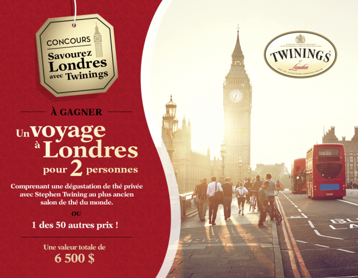 Concours Savourez Londres Avec Twinings (SavourezLondres.ca) Concours Savourez Londres Avec Twinings (SavourezLondres.ca)