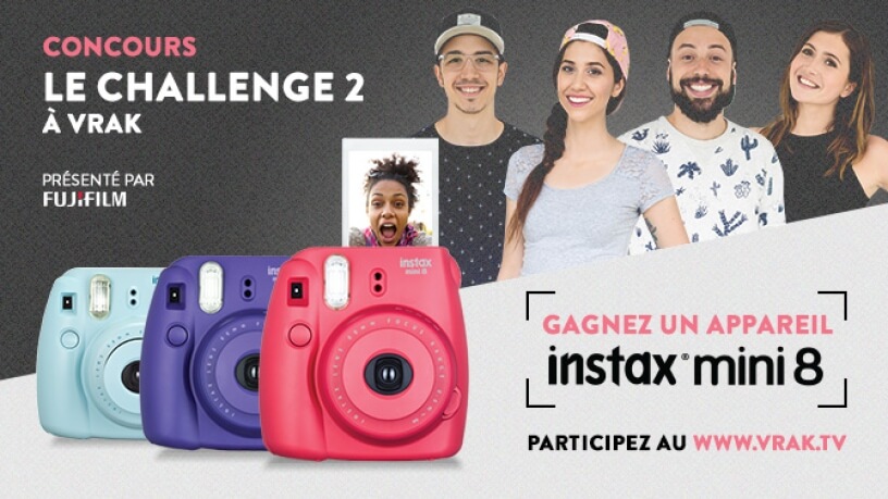 Concours Vrak Le Challenge Fujifilm