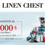 Concours Une Cagnotte De 12 000$ Pour Les Fêtes De Linen Chest