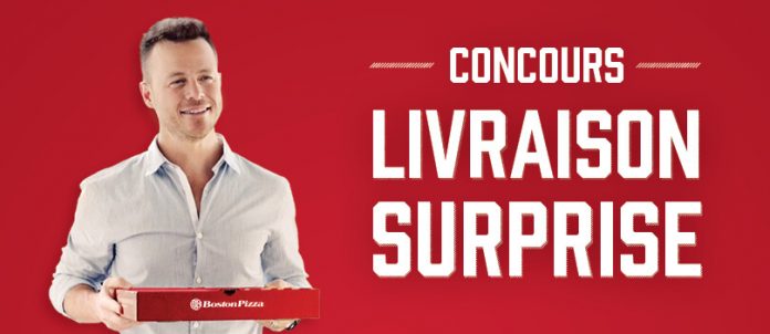 Concours Boston Pizza Livraison Surprise Concours Boston Pizza Livraison Surprise