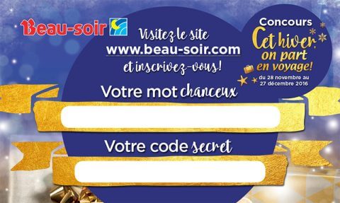 Coupon Concours Cet Hiver, On Part En Voyage