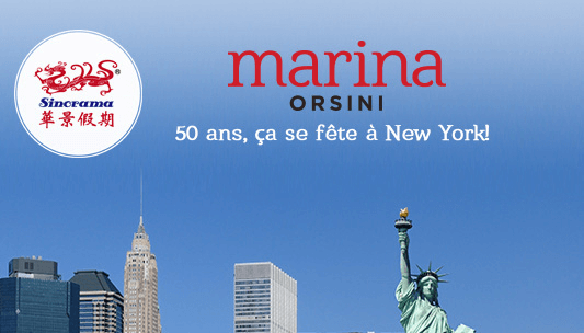 Concours Marina Orsini - 50 ans, Ça Se fête À New York!