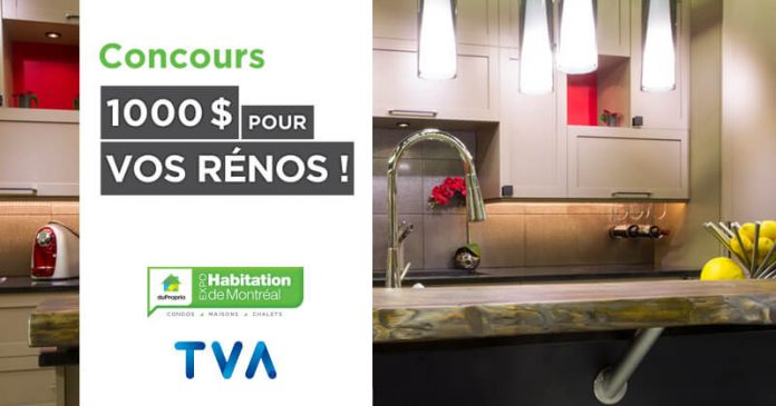 Concours TVA 1000 $ Pour Vos Rénos (1000PourVosRenos.com)
