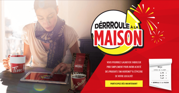 Concours Tim Hortons Déroule À La Maison 2017 (DerouleALaMaison.com) Concours Tim Hortons Déroule À La Maison 2017 (DerouleALaMaison.com)