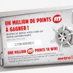 Code d’accès du Concours Millionnaire Métro