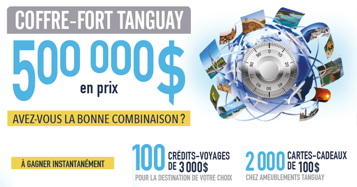Concours Coffre-Fort Tanguay 2017 Concours Coffre-Fort Tanguay 2017