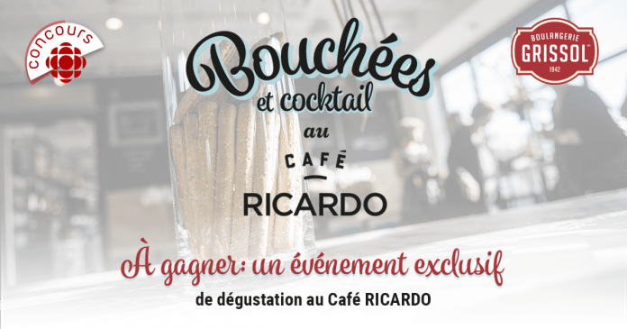 Concours Bouchées Et Cocktail Au Café RICARDO! (Radio-Canada.ca/BoucheesAuCafeRicardo)