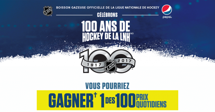 Concours Subway 100 Ans De Hockey De La LNH (100PrixParJour.com) Concours Subway 100 Ans De Hockey De La LNH (100PrixParJour.com)
