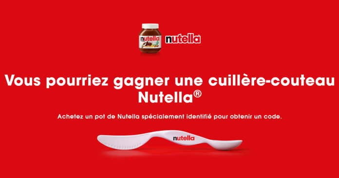 Concours Au Couteau Ou À La Cuillère (Nutella.ca)