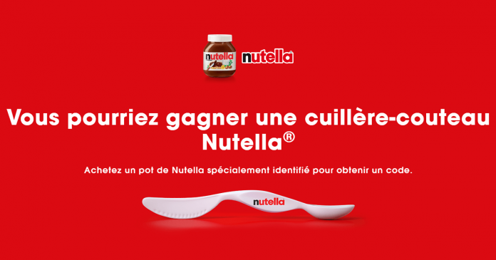 Concours Au Couteau Ou À La Cuillère (Nutella.ca) Concours Au Couteau Ou À La Cuillère (Nutella.ca)