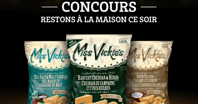 Concours Miss Vickie's Restons À La Maison Concours Miss Vickie's Restons À La Maison