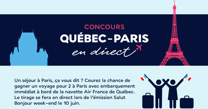 Concours Salut Bonjour Québec-Paris En Direct