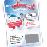 carte à gratter du concours cadeaux du ciel
