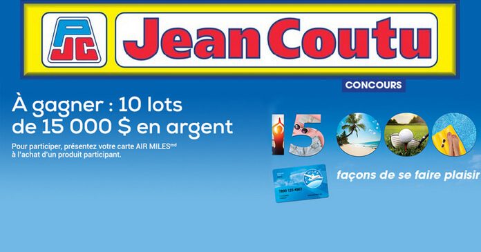 Concours Jean Coutu 15 000 Façons De Se Faire Plaisir Concours Jean Coutu 15 000 Façons De Se Faire Plaisir