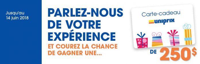 Concours Sondage Uniprix Concours Sondage Uniprix