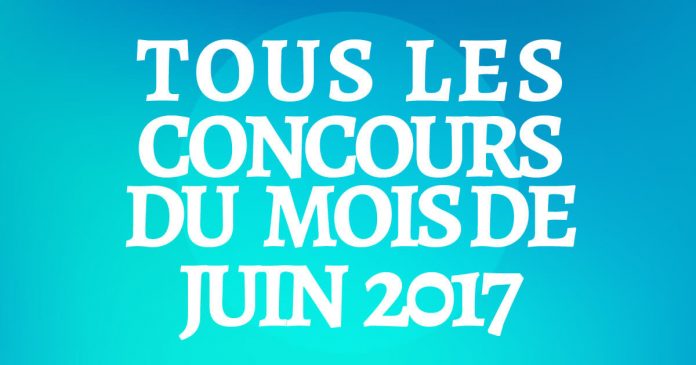Concours Du Mois De Juin 2017 Concours Du Mois De Juin 2017