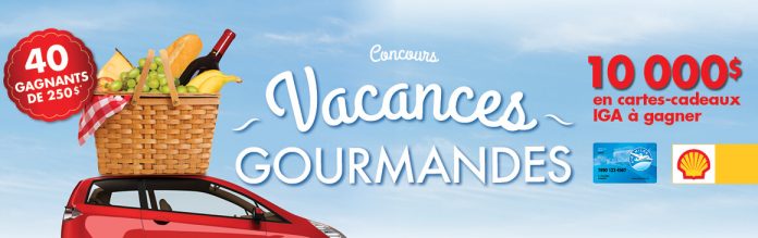 Concours IGA Vacances Gourmandes Concours IGA Vacances Gourmandes