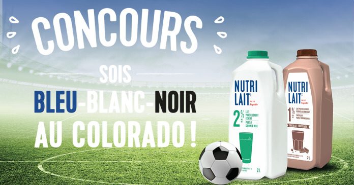 Concours Sois Bleu-Blanc-Noir au Colorado de Nutrilait Concours Sois Bleu-Blanc-Noir au Colorado de Nutrilait