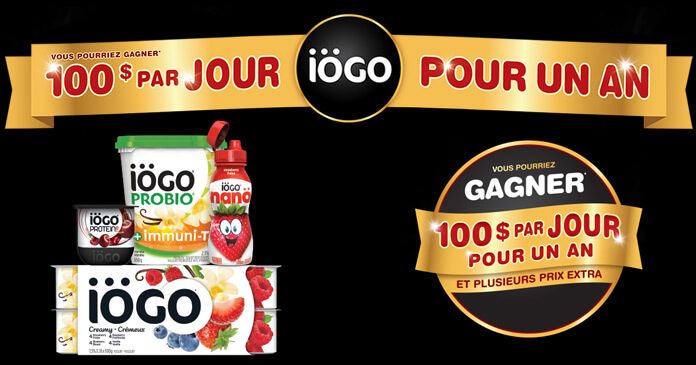 Concours Gagnez 100 $ Par Jour de IÖGO