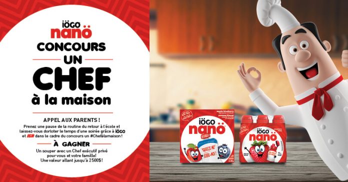 Concours Un Chef À La Maison de IÖGO Concours Un Chef À La Maison de IÖGO