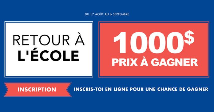 Concours Retour à l’école de JYSK Concours Retour à l’école de JYSK