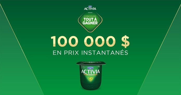 Concours Activia Tout À Gagner 2017 Concours Activia Tout À Gagner 2017