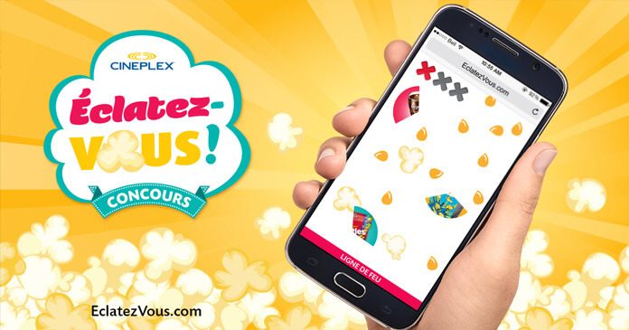 Concours Éclatez-Vous de Cineplex Divertissement Concours Éclatez-Vous de Cineplex Divertissement