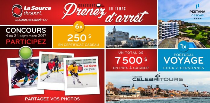 Concours Prenez Un Temps d'Arrêt de La Source Du Sport Concours Prenez Un Temps d'Arrêt de La Source Du Sport