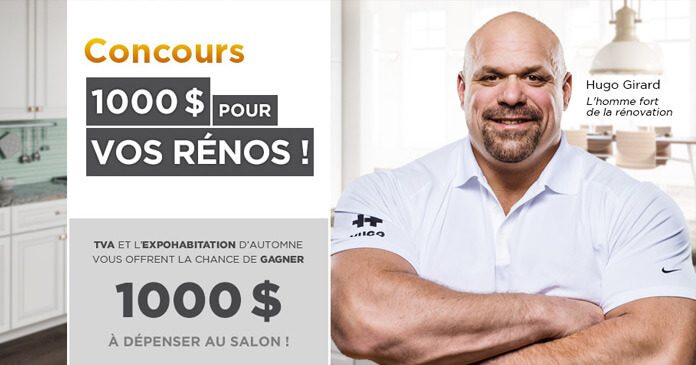 Concours TVA 1 000 $ Pour Vos Rénos Concours TVA 1 000 $ Pour Vos Rénos
