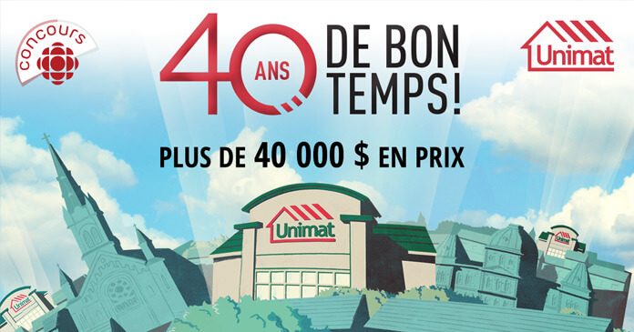 Concours Unimat 40 Ans De Bon Temps Concours Unimat 40 Ans De Bon Temps