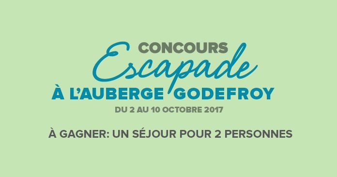 Concours Bel Âge Escapade à l’Auberge Godefroy Concours Bel Âge Escapade à l’Auberge Godefroy