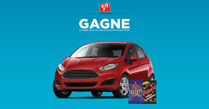 Concours Couche-Tard: Gagne Une Ford Fiesta 2017