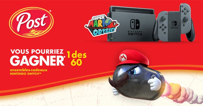 Concours Nintendo Switch de Post
