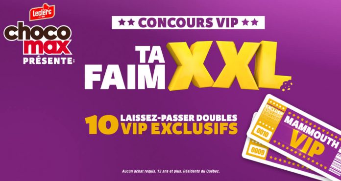 Concours Ta Faim XXL de Télé-Québec Concours Ta Faim XXL de Télé-Québec