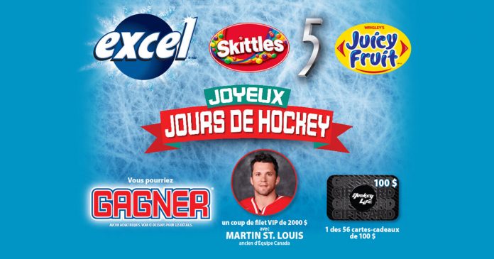 Concours Joyeux Jours de Hockey de Wrigley Concours Joyeux Jours de Hockey de Wrigley