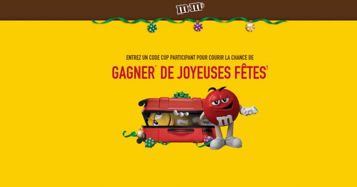 Concours M&M’S De Noël Concours M&M’S De Noël