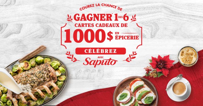Concours Joyeuses Fêtes de Saputo Concours Joyeuses Fêtes de Saputo